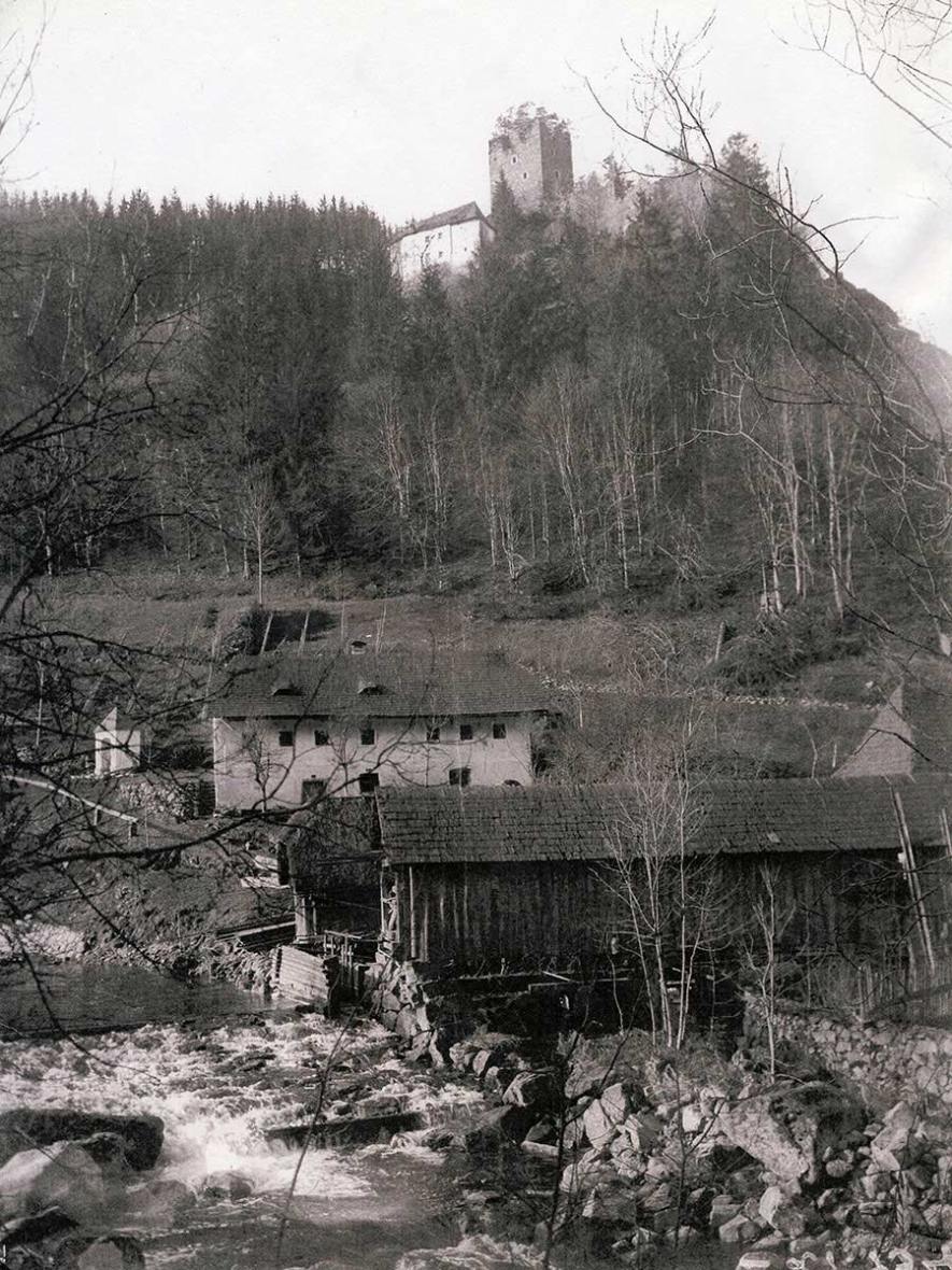 Burgruine Lichtenhag um 1930